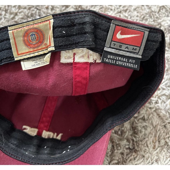 Vintage Nike Florida State Seminoles Noles Spellout FADED OSFA Hat VTG - Picture 7 of 8